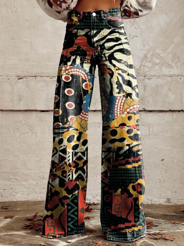 Élodie - Pantalones Elegantes Artísticos