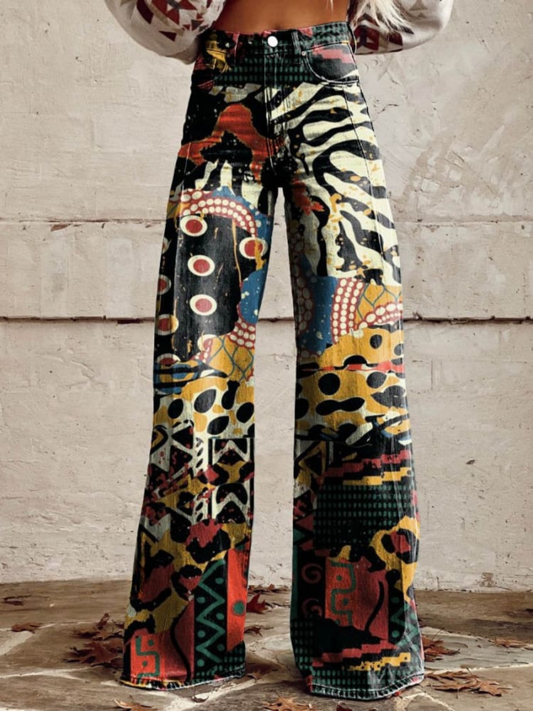 Élodie - Pantalones Elegantes Artísticos