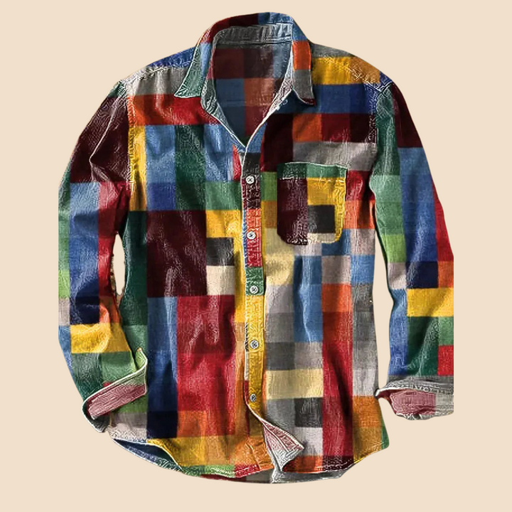 Lenoir | Camisa vintage arcoíris