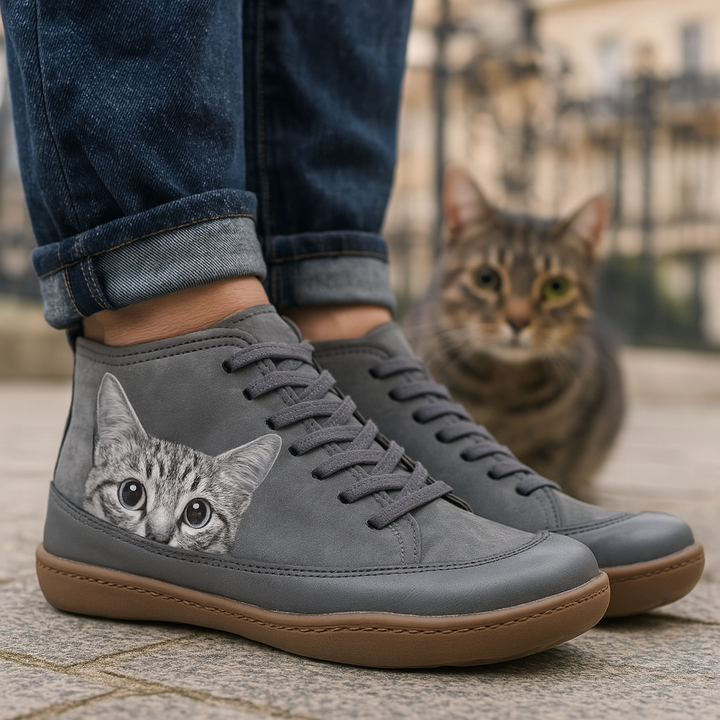 Marina - zapatos con foto de gato