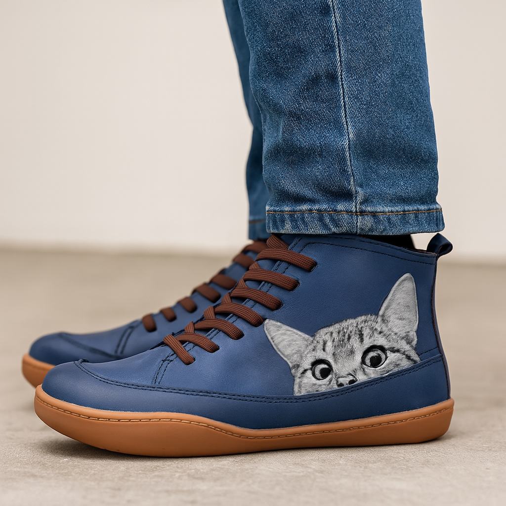 Marina - zapatos con foto de gato