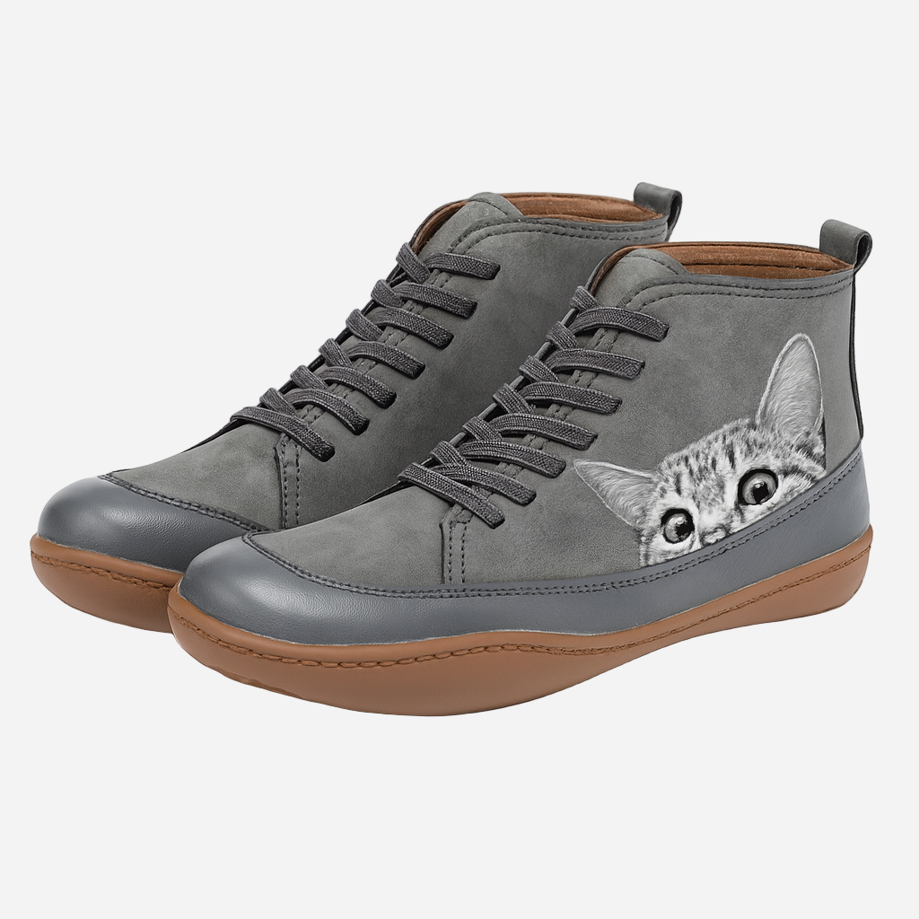 Marina - zapatos con foto de gato