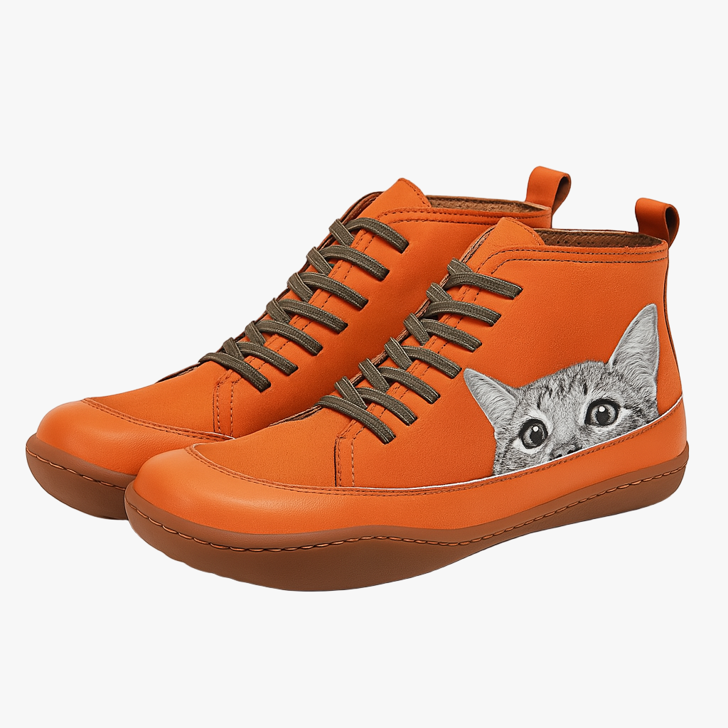 Marina - zapatos con foto de gato