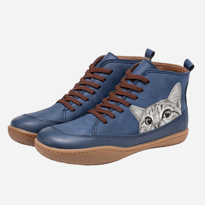 Marina - zapatos con foto de gato