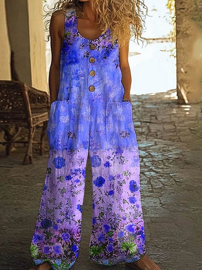Violet | Mono Vintage de Flores con Patchwork