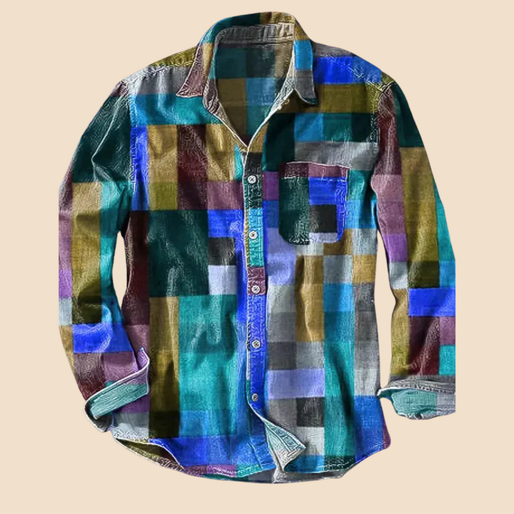 Lenoir | Camisa vintage arcoíris