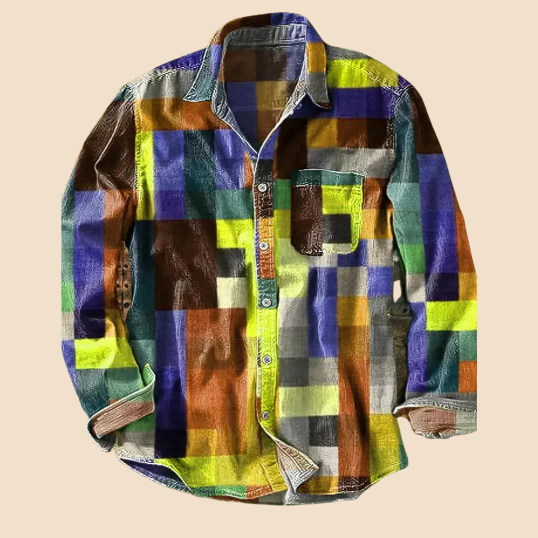 Lenoir | Camisa vintage arcoíris
