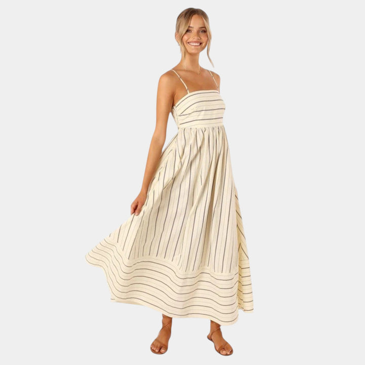 Rosa - Vestido Casual a Rayas
