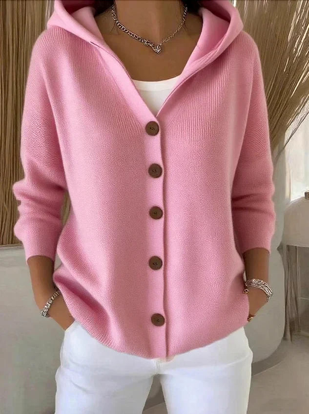 Felicia | Chaqueta de punto a la moda con capucha