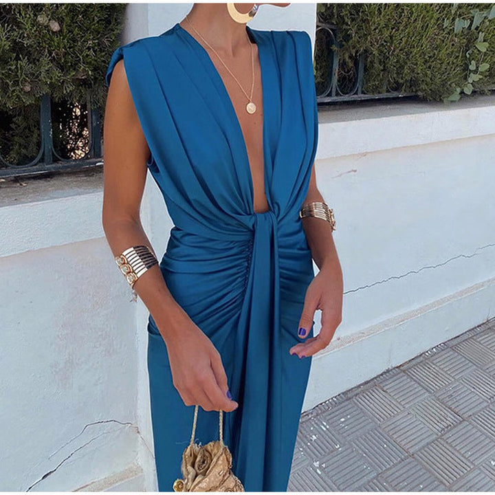 ALEJANDRA | Vestido de fiesta con escote profundo en forma de V