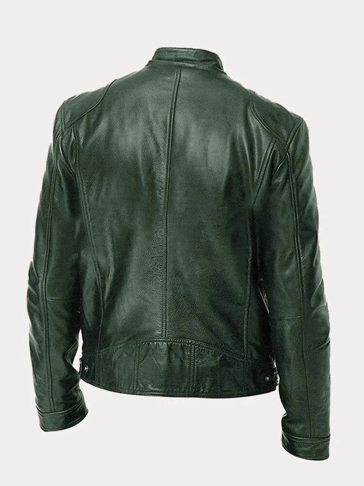 Pigani - Chaqueta Casual de Cuero
