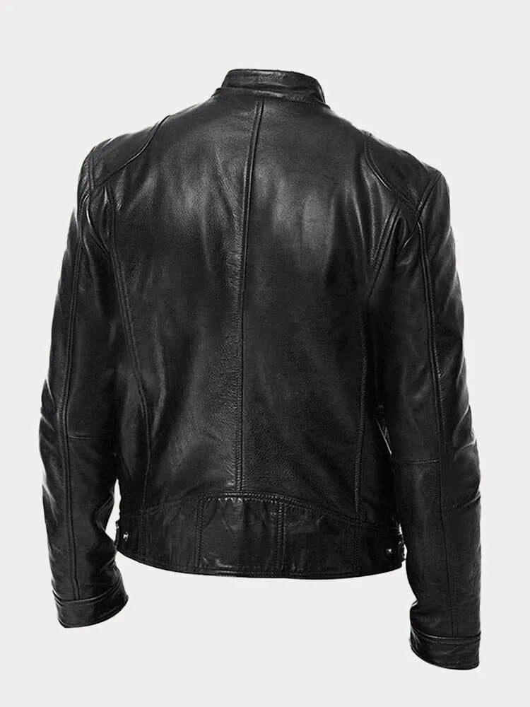 Pigani - Chaqueta Casual de Cuero