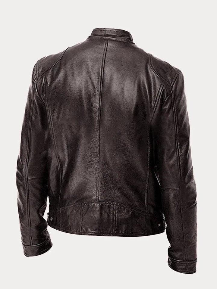 Pigani - Chaqueta Casual de Cuero