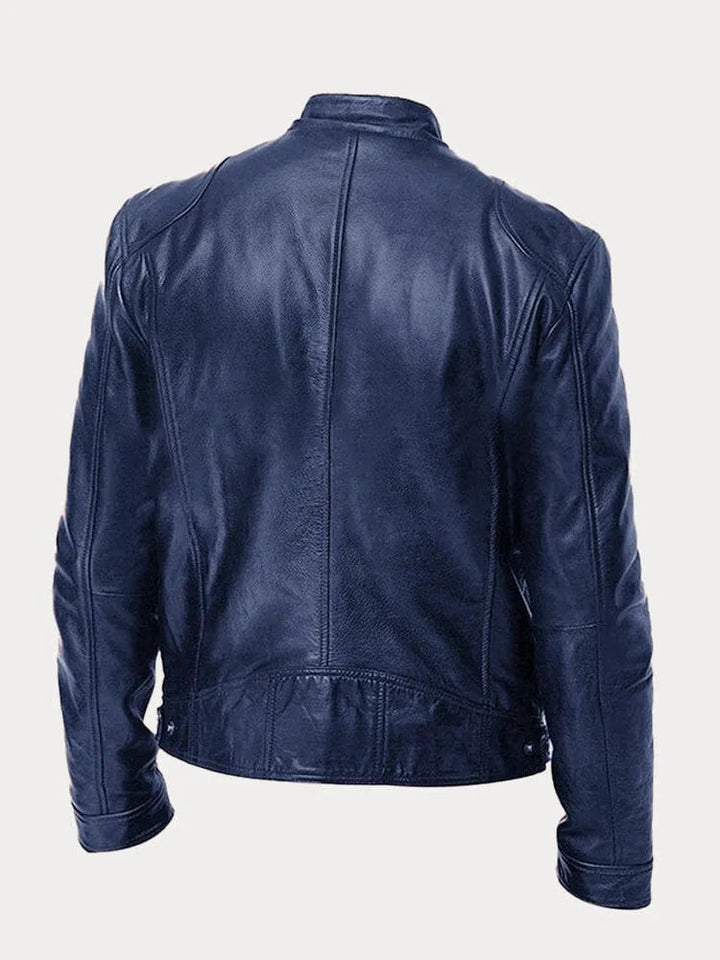 Pigani - Chaqueta Casual de Cuero