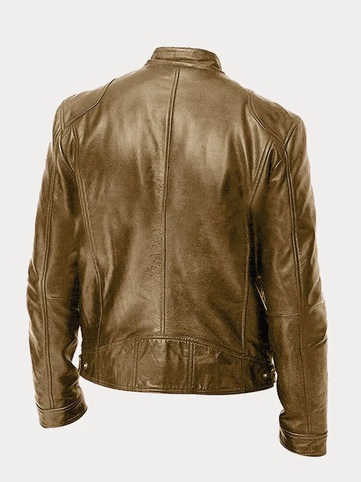 Pigani - Chaqueta Casual de Cuero