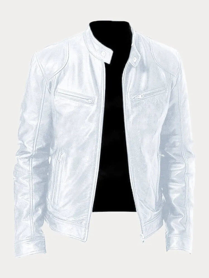 Pigani - Chaqueta Casual de Cuero