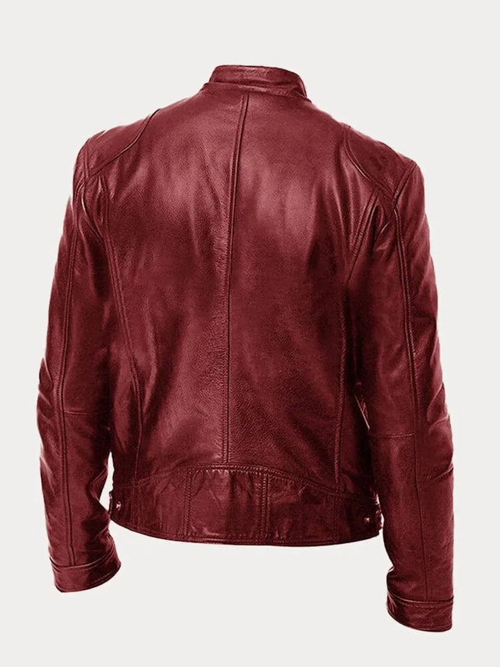 Pigani - Chaqueta Casual de Cuero