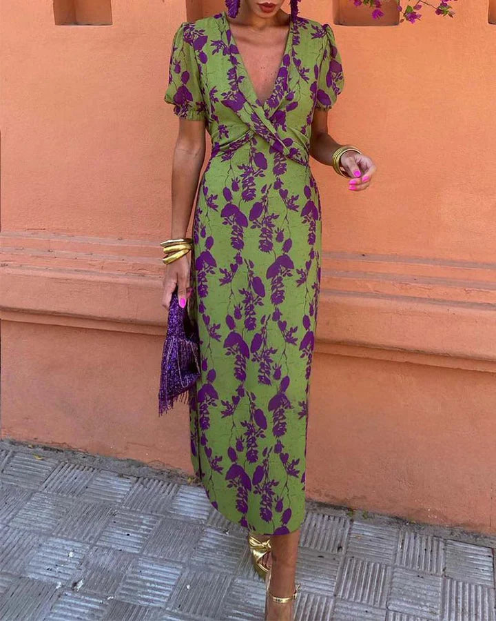 YESENIA | Vestido Floral Elegante