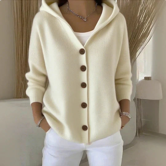 Felicia | Chaqueta de punto a la moda con capucha