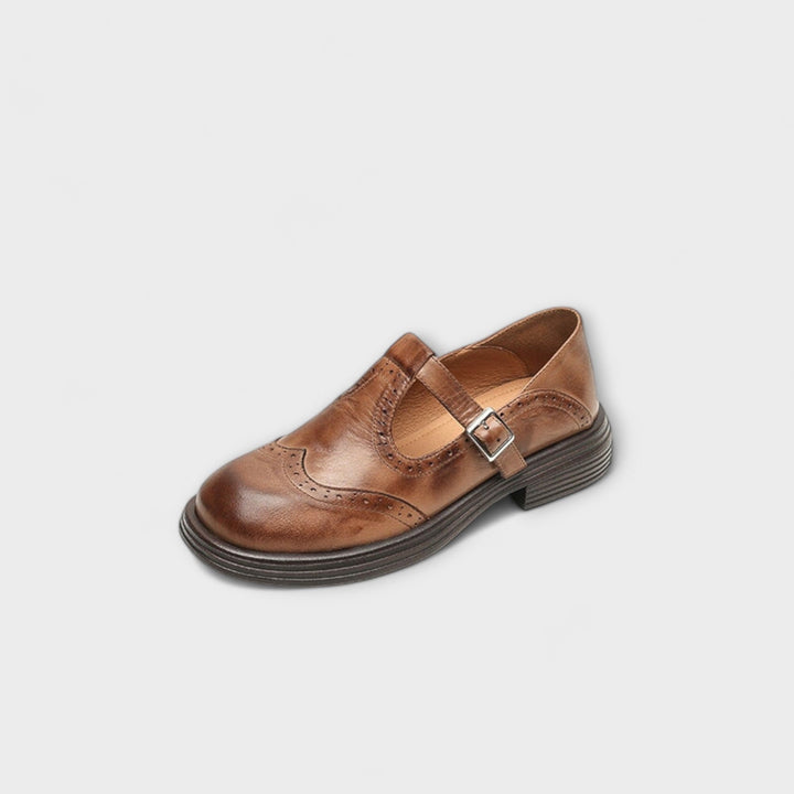 Eike | Zapatos de cuero clásicos con tira T