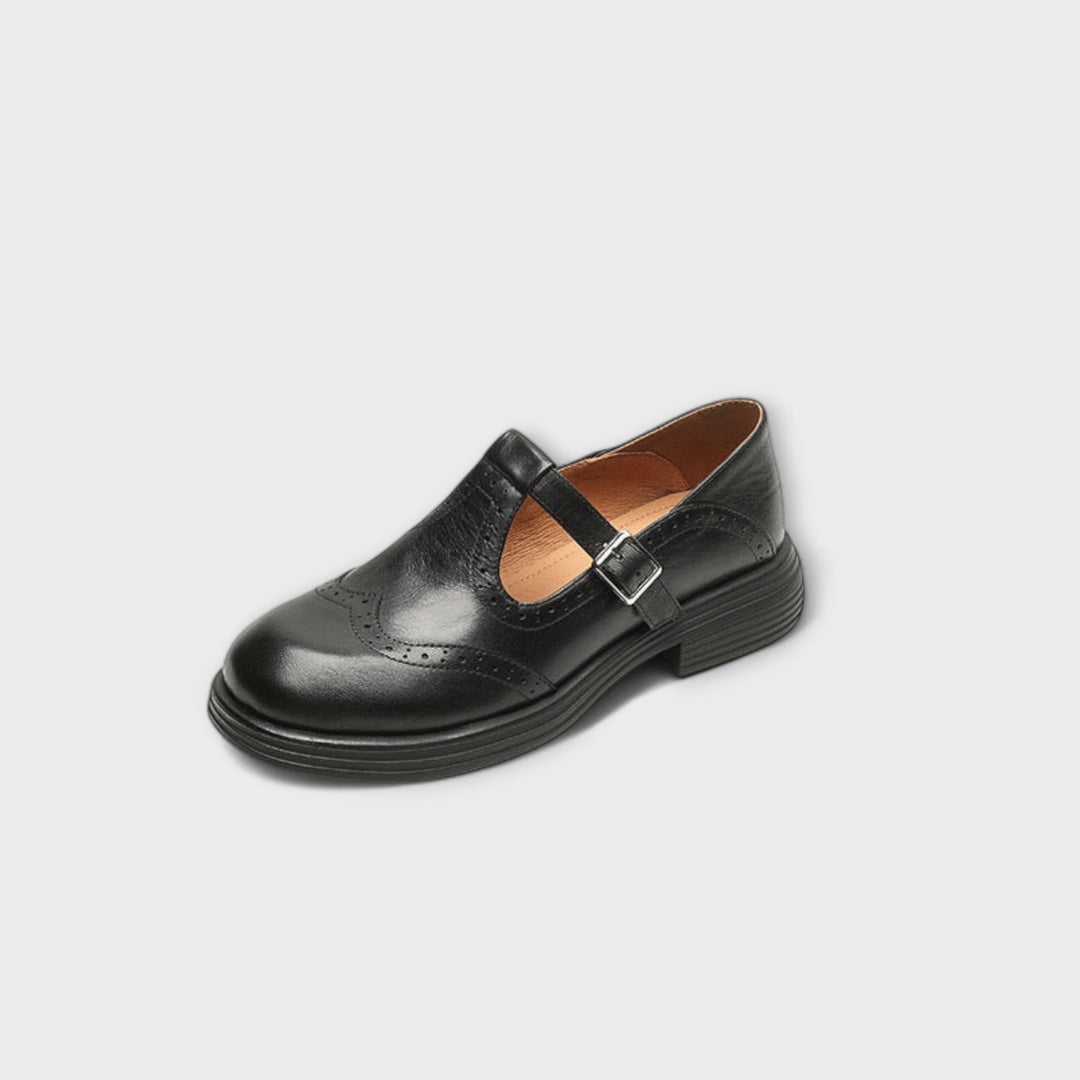 Eike | Zapatos de cuero clásicos con tira T