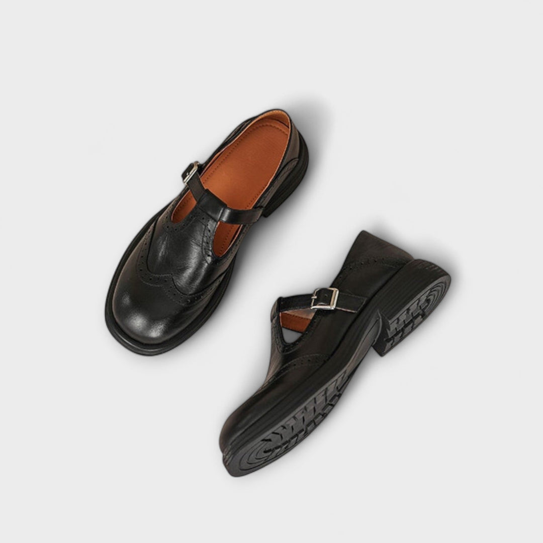 Eike | Zapatos de cuero clásicos con tira T