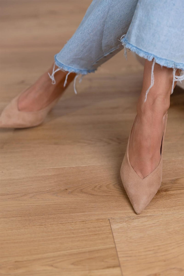 Alma™ | Zapatos slingback nude elegantes